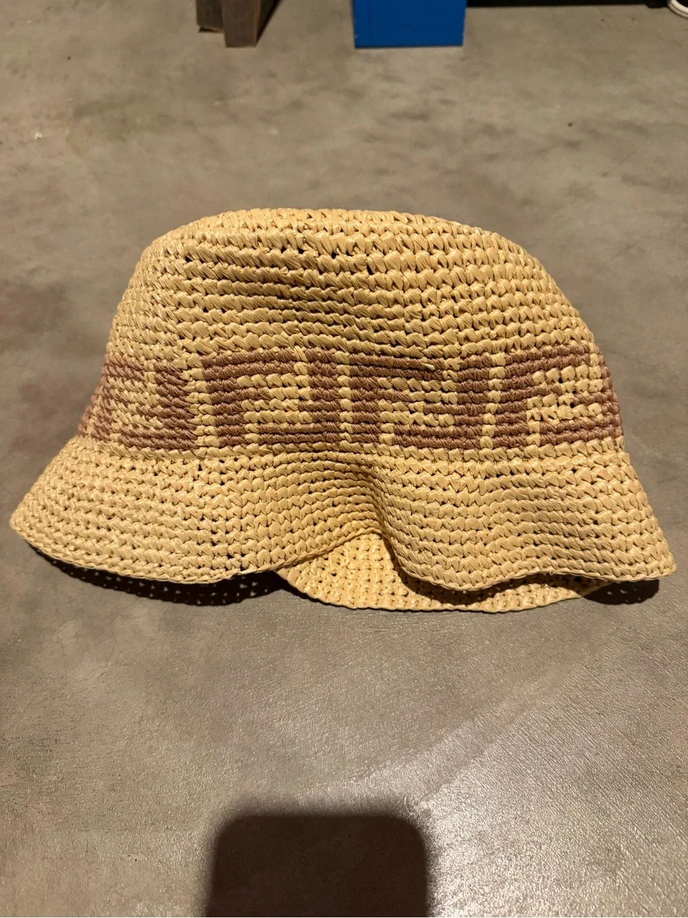 Fendi Raffia Bucket Hat NWOT - Picture 3 of 7